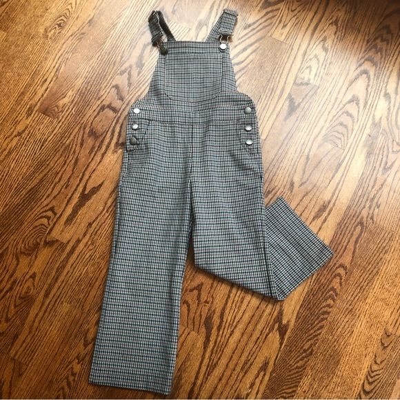 NEW Zara Houndstooth Overalls 6 - Picture 1 of 10